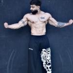 TIGER SKULL WIDE LEG JOGGERS
